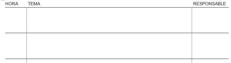 modelo para hacer una agenda de reunión en word formato de agenda de reunión word
